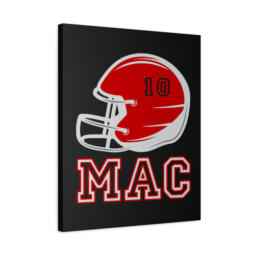 Mac Jones Jersey 10 Alabama Canvas Print Poster
