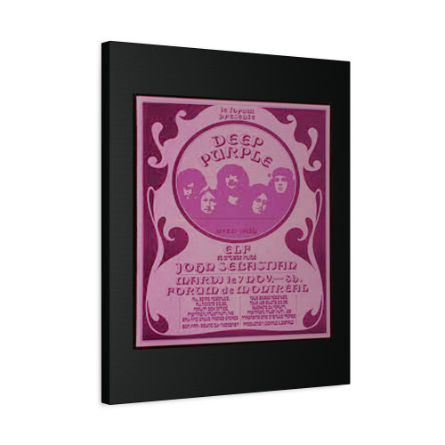 Deep Purple Original Concert Canvas Print Poster