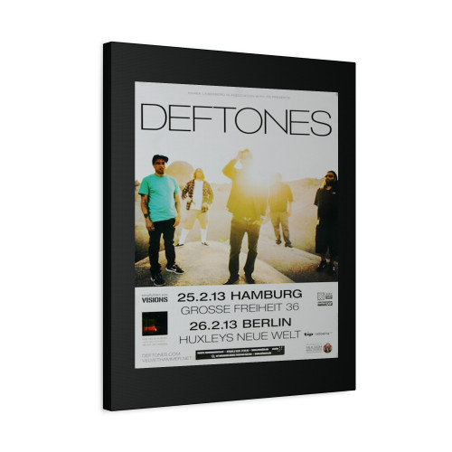 Deftones Koi No Yokan Hamburg & Berlin 2013 Canvas Print Poster