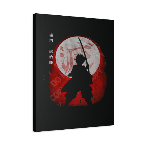 Demon Slayer Kamado Tanjiro Canvas Print Poster