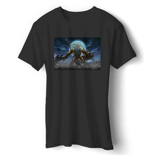 The Legend Of Zelda Breath Of The Wild Link Vs Lynel Man's T-Shirt