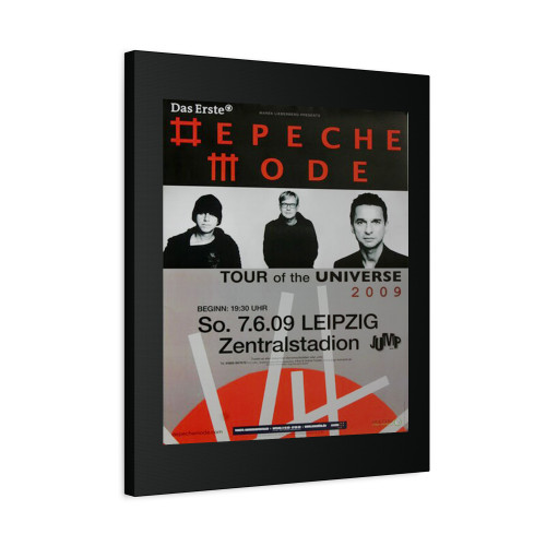 Depeche Mode Leipzig 2009 Canvas Print Poster
