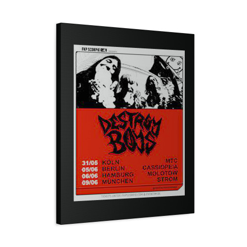 Destroy Boys 1 Canvas Print Poster