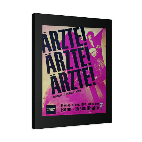 Die Arzte Ist Das Alles Bonn 1987 Canvas Print Poster Die Arzte Ist Das Alles Bonn 1987 Canvas Print Poster