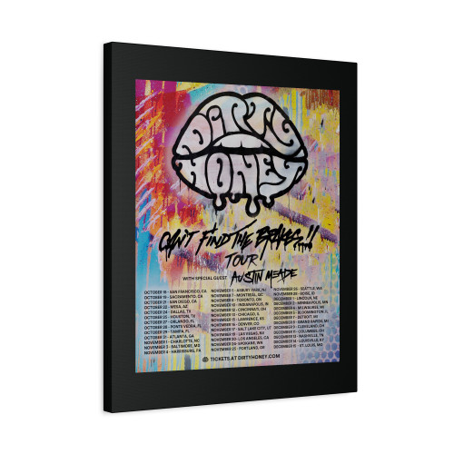 Dirty Honey Plot 2023 Tour Canvas Print Poster