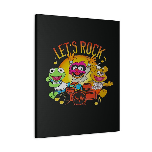 Disney Muppet Babies Rock Group Canvas Print Poster