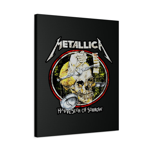 Distressed Metallica Canvas Print Poster