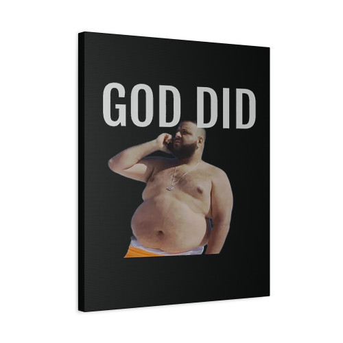 Dj Khaled God Did Canvas Print Poster