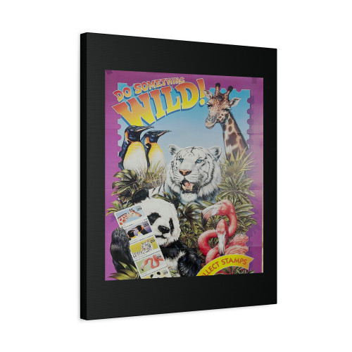 Do Something Wild Collect Stamps - Tim Knepp 1992 Poster Canvas Print Poster