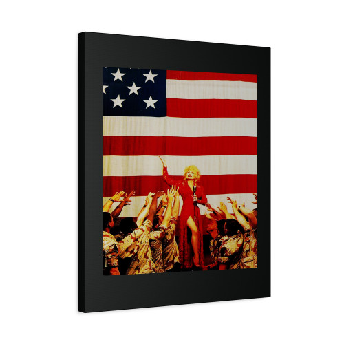 Dolly Parton Independence Day Canvas Print Poster