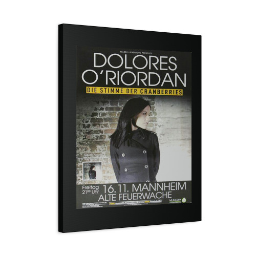 Dolores O'Riordan Are You Listening Mannheim 2007 Canvas Print Poster