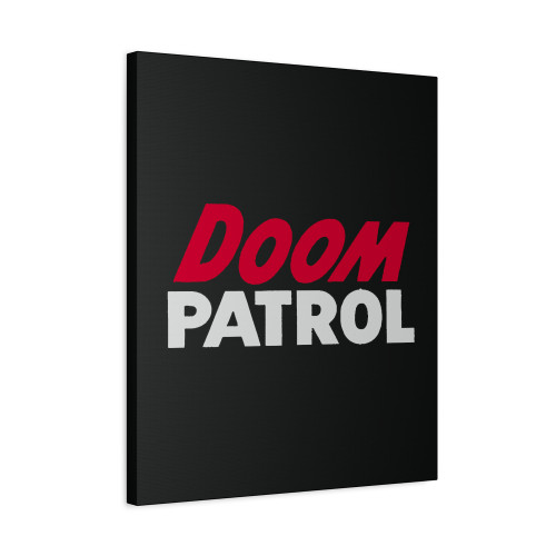 Doom Patrol Title Logo Canvas Print Poster