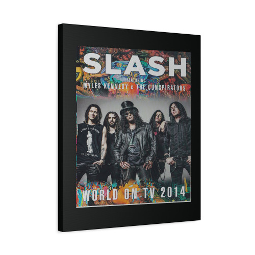 Slash Feat Myles Kennedy And The Conspirators World On Tv 2014 Canvas Print Poster