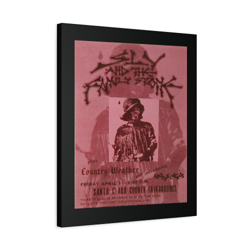 Sly And The Family Stone Canvas Print Poster
