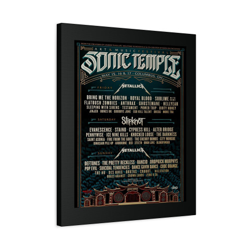 Sonic Temple Festival 2020 Concert Canvas Print Poster
