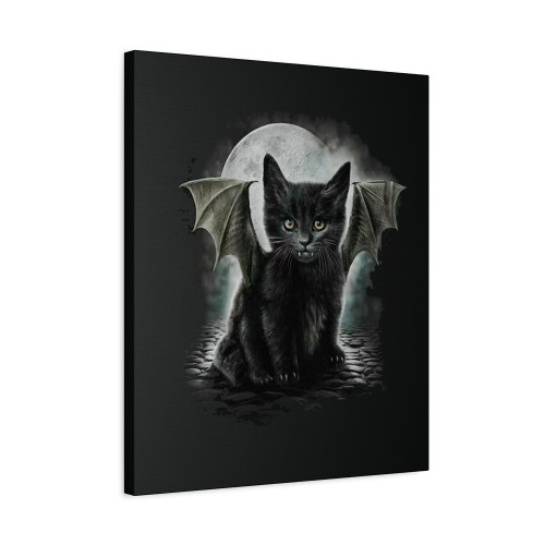 Spiral Direct Bat Cat Canvas Print Poster