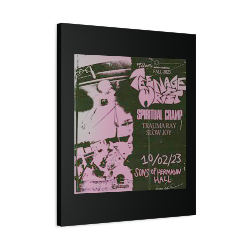 Spiritual Cramp Concert & Tour History Canvas Print Poster