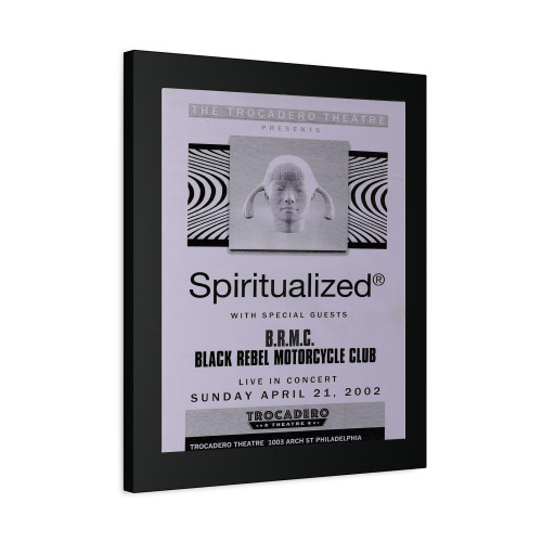 Spiritualized Black Rebel Motorcycle Club At The Trocadero Theatre Philadelphia Pennsylvania United States Canvas Print Poster