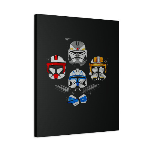Star Wars Clone Commanders Canvas Print Poster