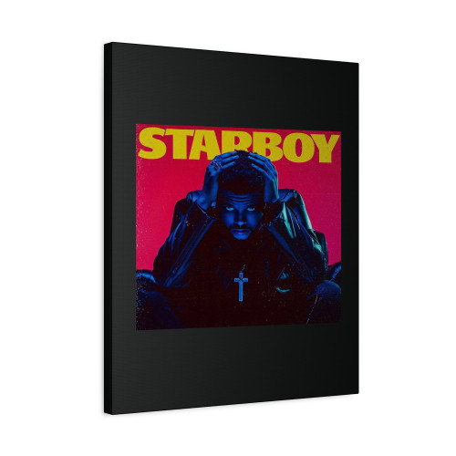 Starboy The Weeknd Canvas Print Poster Starboy The Weeknd Canvas Print Poster