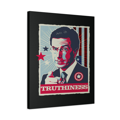 Stephen Colbert Truthiness Canvas Print Poster