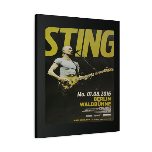 Sting 57Th & 9Th Berlin 2016 Canvas Print Poster