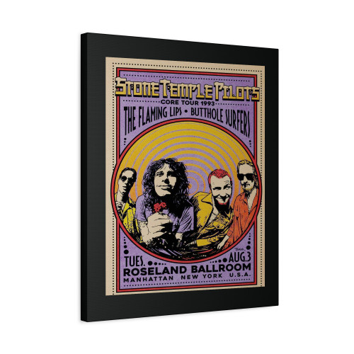 Stone Temple Pilots 1993 Concert Canvas Print Poster