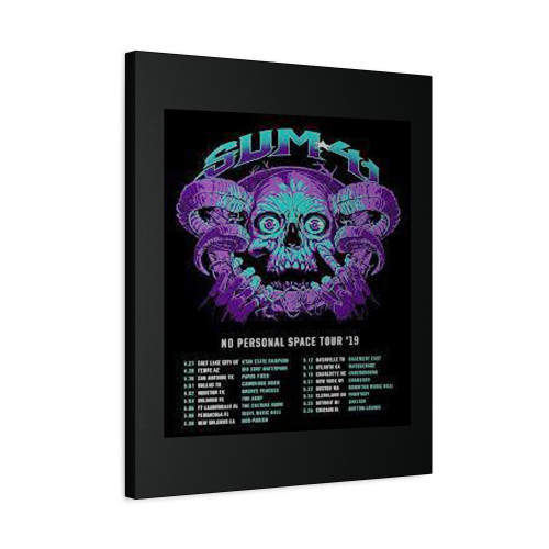 Sum 41 Announce Intimate 2019 No Personal Space Tour Canvas Print Poster