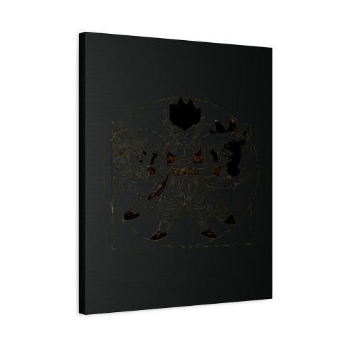Dragon Ball Z Gotenks Vitruvian Fusion Canvas Print Poster