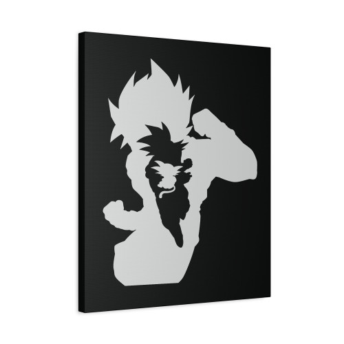 Dragonball Z Son Goku Evolution Attack Canvas Print Poster