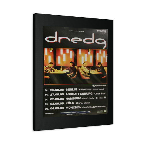 Dredg The Concert Tour 2008 Canvas Print Poster