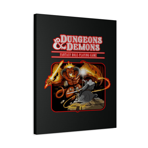 Dungeons And Dwarves Canvas Print Poster