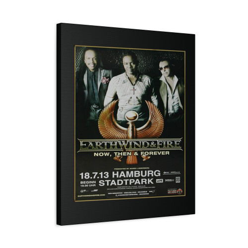 Earthwind & Fire Now And Then Hamburg 2013 Postr Canvas Print Poster