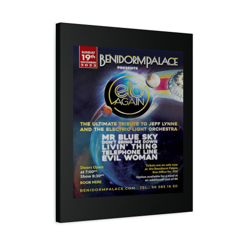 Elo Again In Benidorm Canvas Print Poster