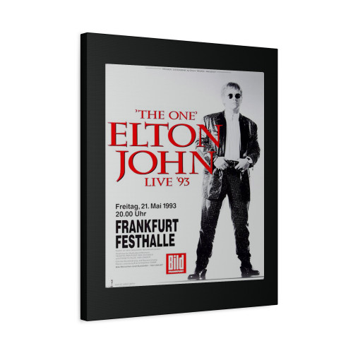 Elton John Live Frankfurt 1993 Canvas Print Poster