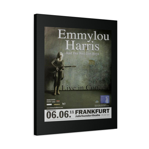 Emmylou Harris Hard Bargain Frankfurt 2011 Canvas Print Poster