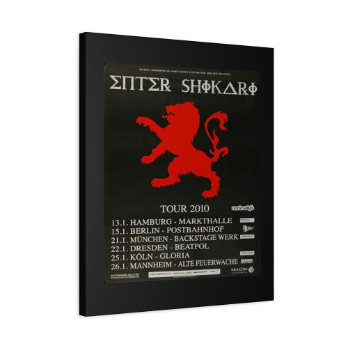 Enter Shikari Tribalism Tour 2010 Canvas Print Poster