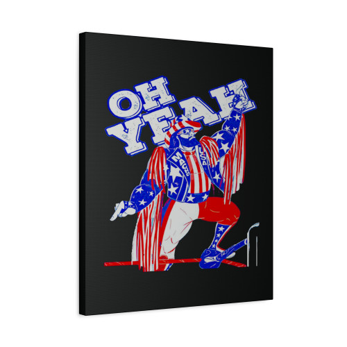 Macho Man America Canvas Print Poster
