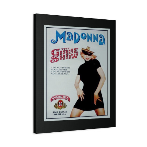 Madonna In Brazil The Girlie Show 1993  Canvas Print Poster