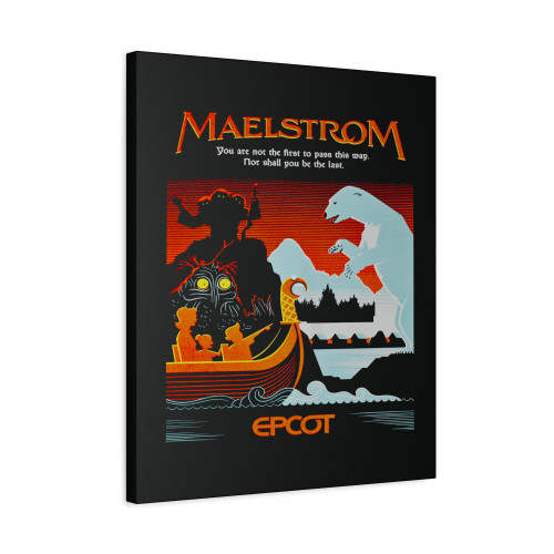 Maelstrom Epcot Norway Disney World Defunct Canvas Print Poster