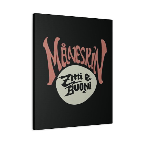 Maneskin Zitti E Buoni Rock Band Canvas Print Poster