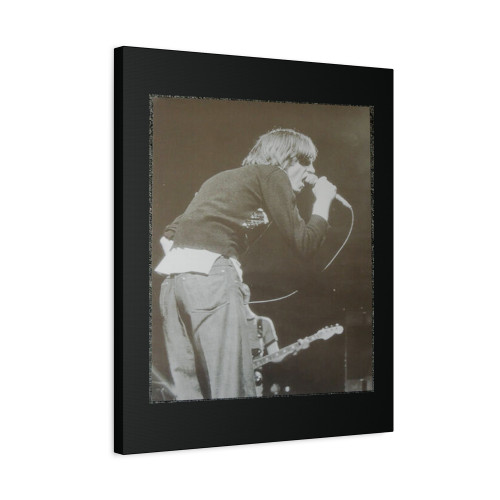Mark E Smith Poster Page The Fall Q8 Canvas Print Poster