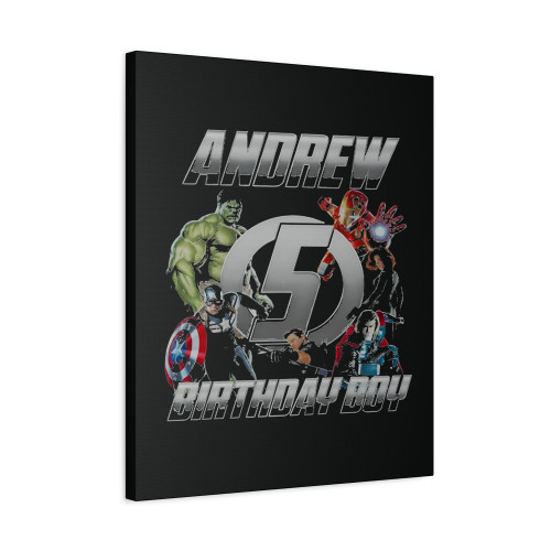 Marvel Avengers Birthday Boy Canvas Print Poster