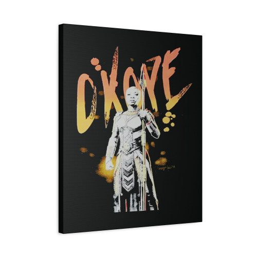 Marvel Black Panther Wakanda Forever Okoye Paint Canvas Print Poster