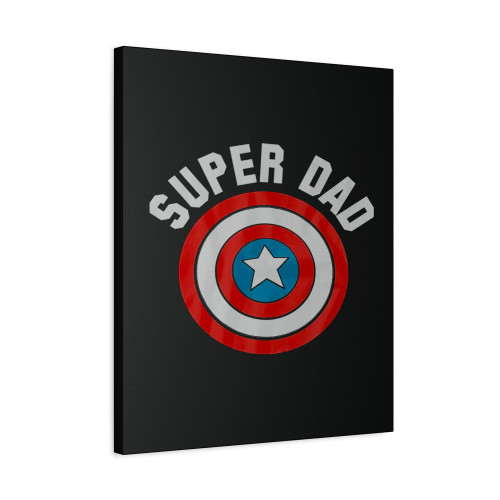 Marvel Father's Day Super Dad Captain America Canvas Print Poster