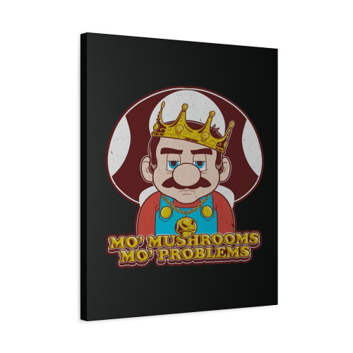 Super Mario No Mushrooms No Problems Canvas Print Poster