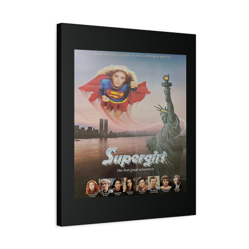 Supergirl - 1984 Movie Poster Original Vintage Canvas Print Poster