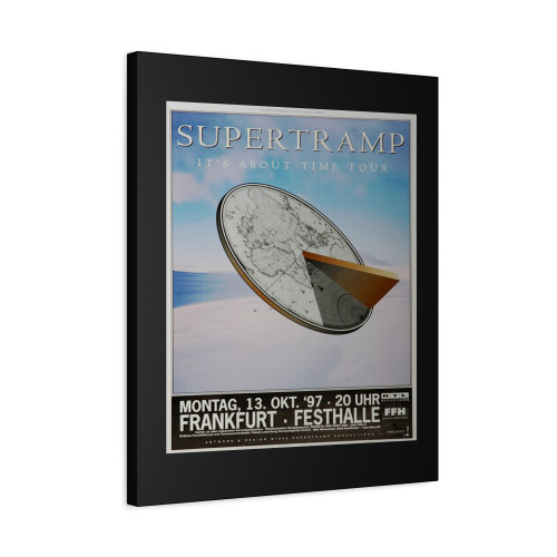 Supertramp It's About Time Tour Frankfurt 1997 Canvas Print Poster