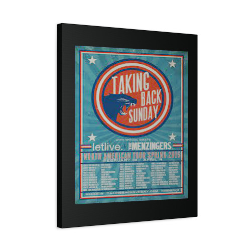 Taking Back Sunday Announces Spring North American Tour Canvas Print Poster