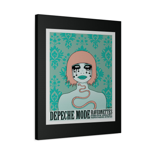 Tara Mcpherson Depeche Mode Silkscreen Concert Canvas Print Poster